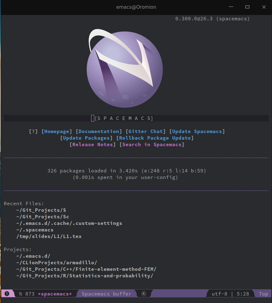 Spacemacs.