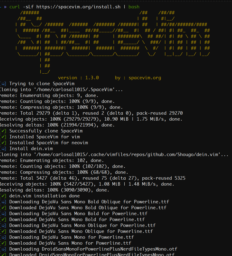 SpaceVim.